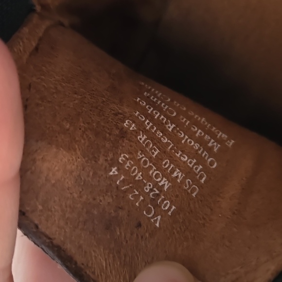 OluKai Men's Moloa Black Leather Loafers Slip On Shoes Sz 10 - Picture 12 of 12